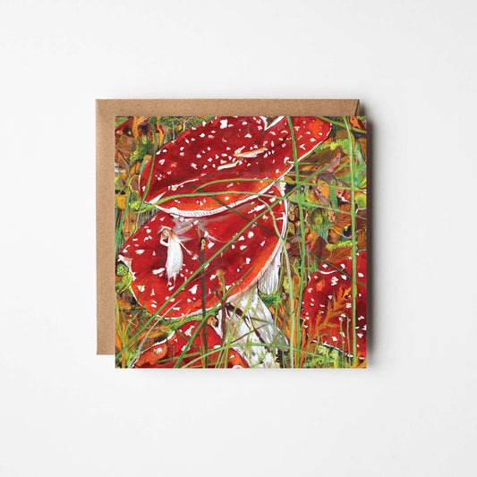 Fly Agaric Card Craft Envelope